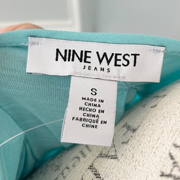 Nine West super soft viscose blue blouse shirt top - Picture 5 of 7